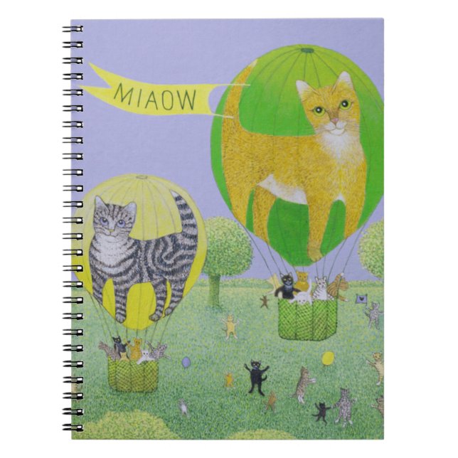 Cuaderno Raza del globo del gato (Frente)