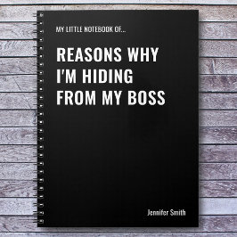 Cuaderno Razones por las que estoy ocultando una cita diver