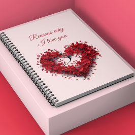 Cuaderno Razones por las que te amo | EL DÍA DE SAN VALENTÍ