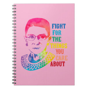 Cuaderno RBG lucha por las cosas que te importan