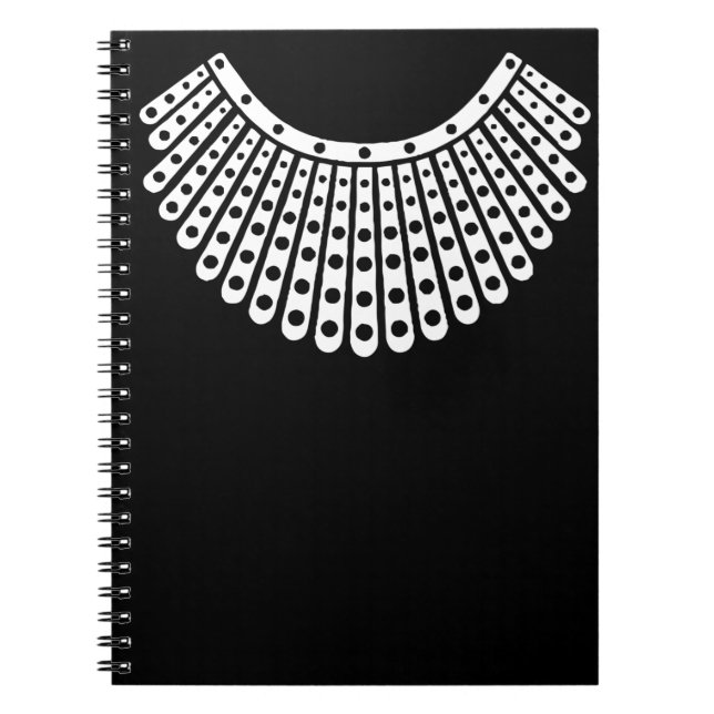 Cuaderno RBG, Ruth Bader Ginsburg, Collar RBG (Frente)