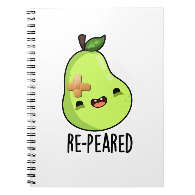 Cuaderno Re-apareció la broma de la pera Funny Fruit (Frente)