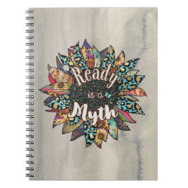 Cuaderno Ready is a Myth Sunflower Boho Notebook