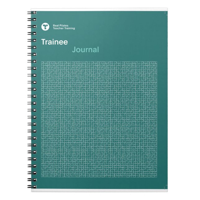 Cuaderno Real Pilates Formación de Maestros Diario en Blanc (Frente)