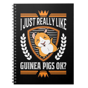 Cuaderno Realmente Me Encanta El Cerdo De Guinea
