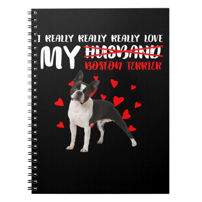 Cuaderno Realmente Me Encanta Mucho Mi Terrible Boston (Frente)