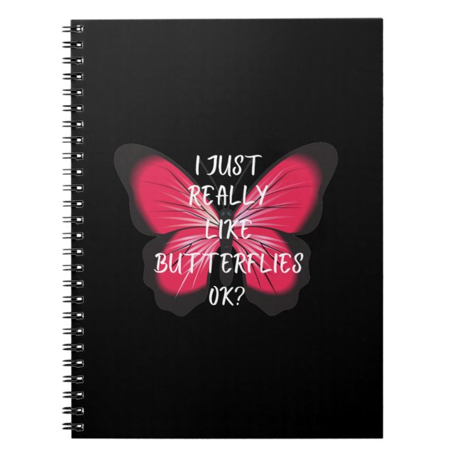 Cuaderno ¿Realmente Me Gustan Las Mariposas? (Frente)
