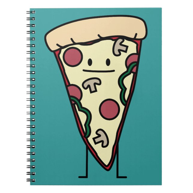 Cuaderno Rebanada de la pizza (Frente)
