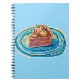 Cuaderno Rebanada de pastel de calabaza