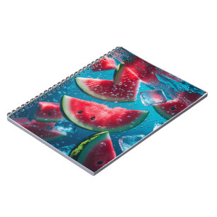 Cuaderno Rebanadas de Sandía Vibrantes Bajo el Agua – Refre