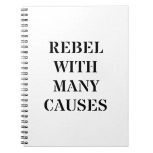 Cuaderno Rebelde con muchas causas