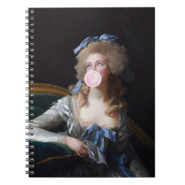 Cuaderno Recatada con chicle rosa