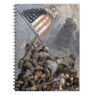 Cuaderno Recaudación de banderas en el Monte Suribachi, Iwo