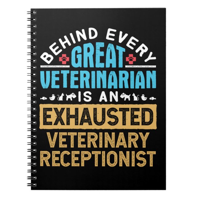 Cuaderno Recepción Veterinaria Agotada Graciosa (Frente)