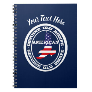 Cuaderno Receta Americana Auténtica