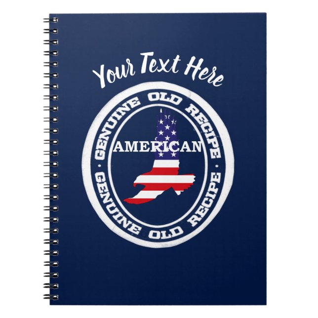 Cuaderno Receta Americana Auténtica (Frente)