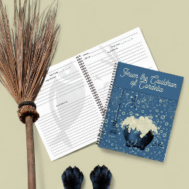 Cuaderno Receta azul Caldron