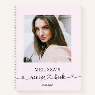 Cuaderno Receta Calligrafía de Corazón Cutáneo Fotografi