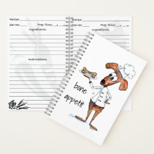 Cuaderno Receta caprichosa de carne de perro