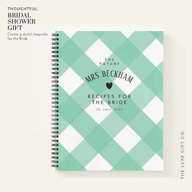 Cuaderno Receta clásica de regalo de ducha de novia de Ging (Subido por el creador)