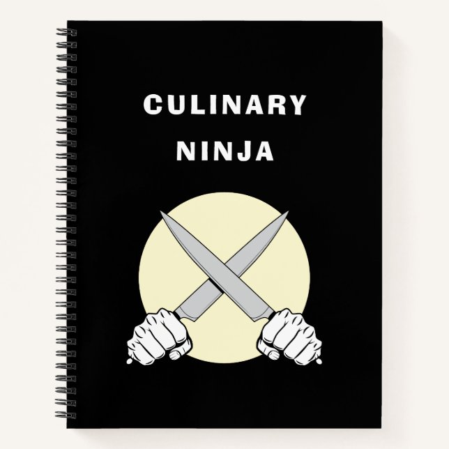 Cuaderno Receta culinaria de cocción favorita de Ninja (Anverso)