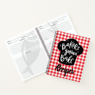 Cuaderno Receta de Bakers Gonna Bake