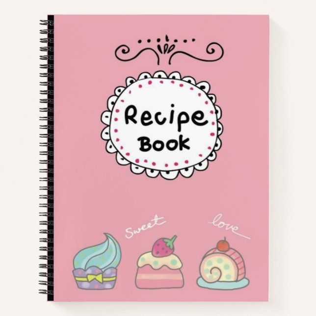 Cuaderno Receta de bizcocho (Anverso)