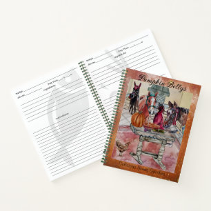 Cuaderno Receta de calabaza Bellys Yummy Goodies