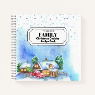 Cuaderno Receta de cocina de Navidades familiares personali