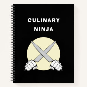 Cuaderno Receta de Cocina de Repostería Favorita del Ninja