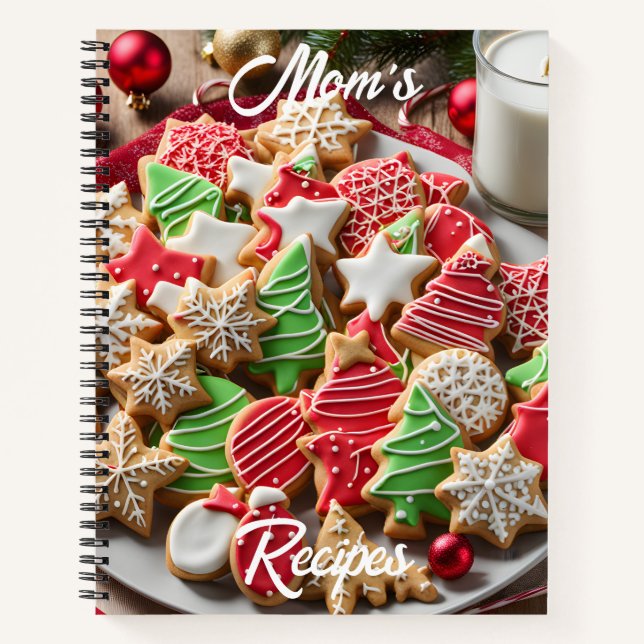 Cuaderno Receta de Cookie para navidades (Anverso)