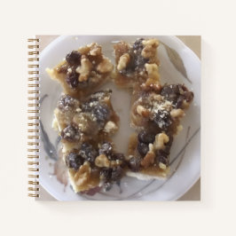 Cuaderno Receta de cuadrados de Buttertart
