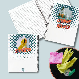 Cuaderno Receta de diseño de burbujas de discurso promocion