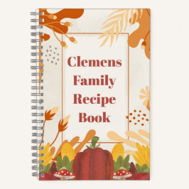 Cuaderno Receta de familia de personalizable