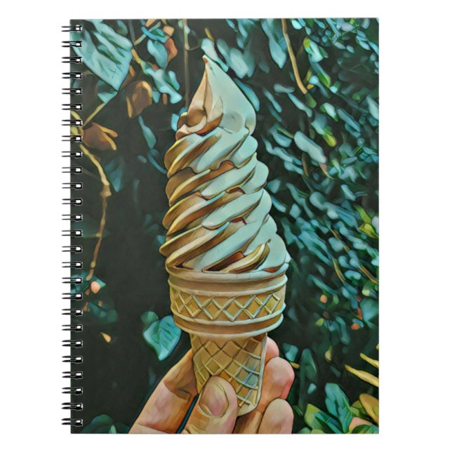 Cuaderno Receta de helado (Frente)