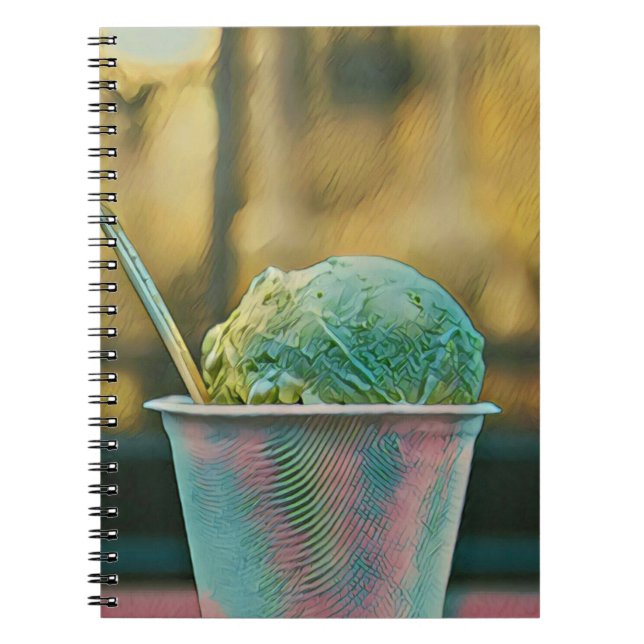 Cuaderno Receta de helado (Frente)