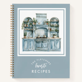 Cuaderno Receta de la familia Vintage Watercolor Kitchen