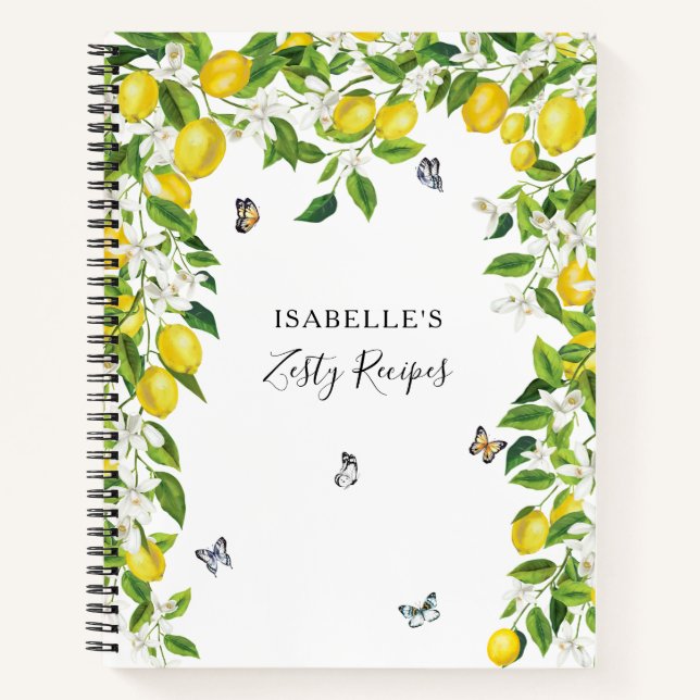 Cuaderno Receta de Lemons (Anverso)