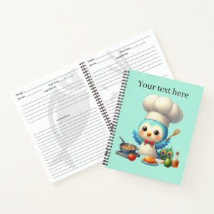 Cuaderno Receta de los amantes de las aves pequeñas