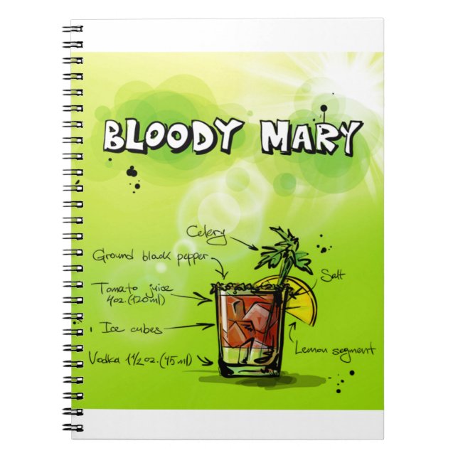 Cuaderno Receta de María Sangrienta (Frente)