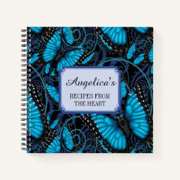 Cuaderno Receta de mariposa morfa azul