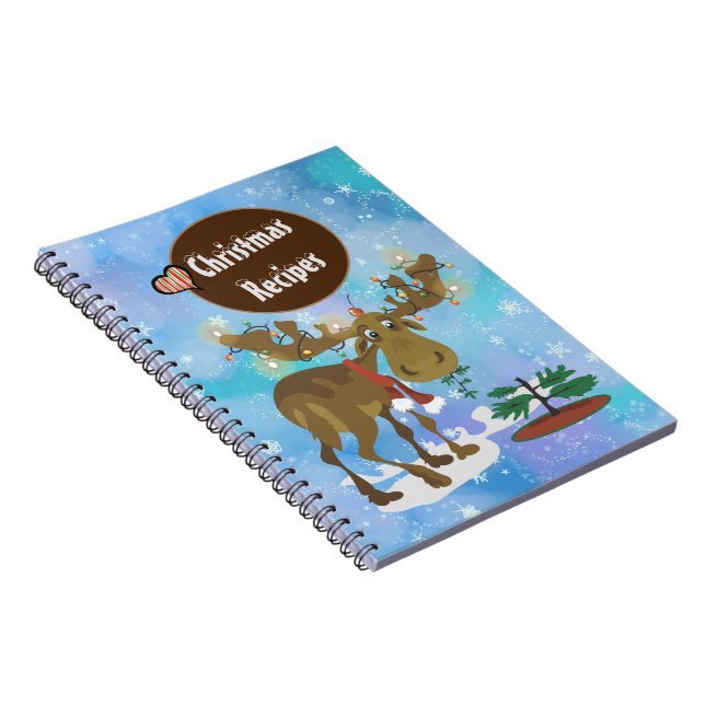 Cuaderno Receta de Moose para los navidades (Lado Derecho)