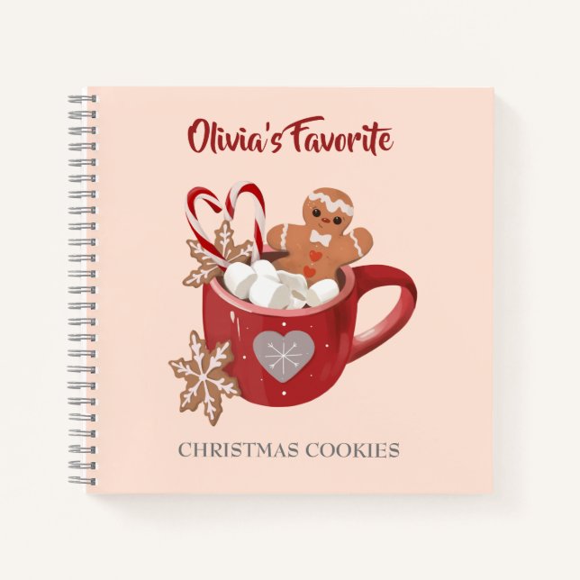 Cuaderno Receta de Navidades de cacao y cocina (Anverso)