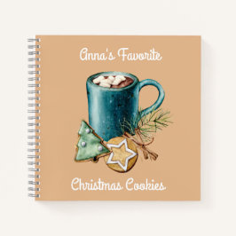 Cuaderno Receta de Navidades de cacao y cocina de época