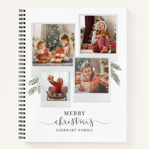 Cuaderno Receta de Navidades de la abuela collage de fotos