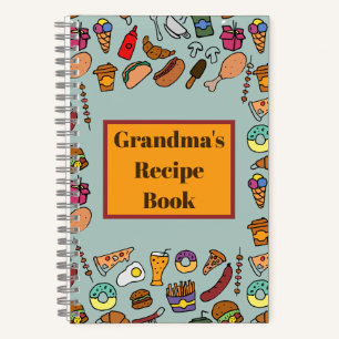 Cuaderno Receta de personalizable para escribir en sus prop
