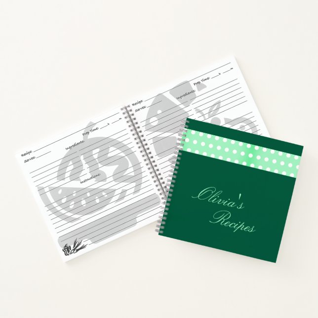 Cuaderno Receta de puntos verdes Poka (Interior)