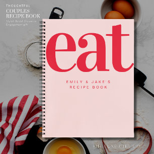 Cuaderno Receta de regalo para parejas de Rubor audaces y m