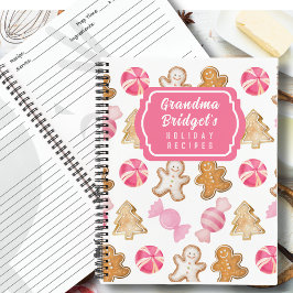 Cuaderno Receta de repostería navideña personalizada para l