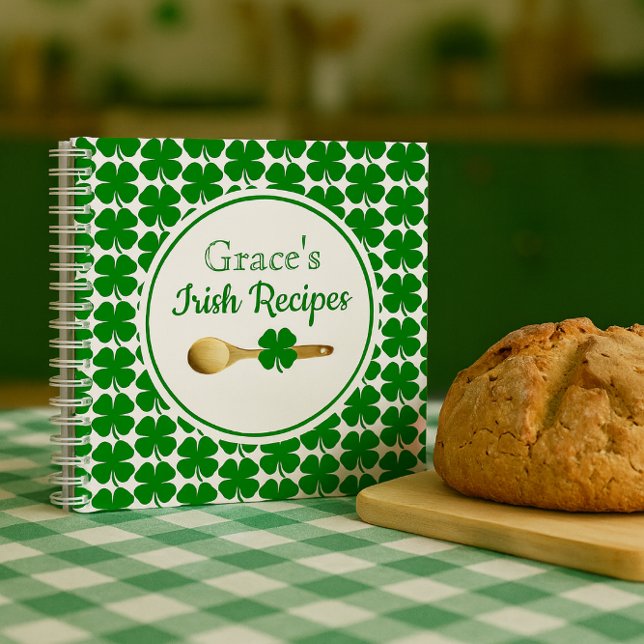 Cuaderno Receta de Shamrock verde favorito de Irlanda (Subido por el creador)